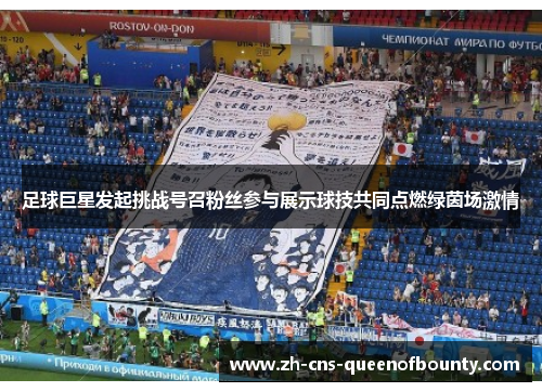 足球巨星发起挑战号召粉丝参与展示球技共同点燃绿茵场激情 足球巨星发起挑战号召粉丝参与展示球技共同点燃绿茵场激情